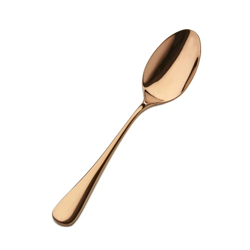 Bon Chef Como Soup/Dessert Spoon - 8" - Rose Gold - Set of 12 Bon Chef Como Soup/Dessert Spoon - 8" - Rose Gold - Set of 12