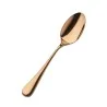 Bon Chef Como Soup/Dessert Spoon - 8" - Rose Gold - Set of 12