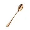 Bon Chef Como Iced Teaspoon - 7 - 7/8" - Rose Gold - Set of 12