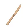 Bon Chef Roman Dessert Knife - 8 - 1/2" - Rose Gold Matte - Set of 12