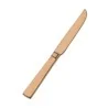 Bon Chef Roman Euro Dinner Knife - 9 - 3/8" - Rose Gold Matte - Set of 12