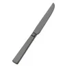 Bon Chef Roman Euro Dinner Knife - 9 - 3/8" - Black Matte - Set of 12