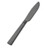 Bon Chef Roman Butter Knife - 6 - 7/8" - Black Matte - Set of 12