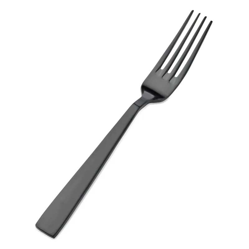 Bon Chef Roman Salad Fork - 7 - 1/8" - Black Matte - Set of 12 Bon Chef Roman Salad Fork - 7 - 1/8" - Black Matte - Set of 12