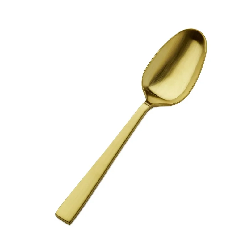 Bon Chef Roman Table Serving Spoon - 8 - 3/4" - Gold Matte - Set of 12 Bon Chef Roman Table Serving Spoon - 8 - 3/4" - Gold Matte - Set of 12