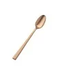 Bon Chef Roman Ice Teaspoon - 7 - 1/4" - Rose Gold Matte - Set of 12