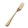 Bon Chef Como Oyster Fork - 5 - 1/2" - Rose Gold - Set of 12