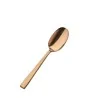 Bon Chef Roman Soup/Dessert Spoon - 6 - 1/4" - Rose Gold Matte - Set of 12