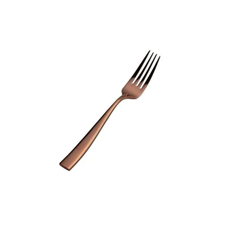 Bon Chef Manhattan European Dinner Fork - 8 - 3/8" - Rose Gold PVD Mirror Finish - Set of 12 Bon Chef Manhattan European Dinner Fork - 8 - 3/8" - Rose Gold PVD Mirror Finish - Set of 12