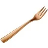 Bon Chef Manhattan Oyster/Cocktail Fork - 5 - 3/8" - Rose Gold PVD Matte Finish - Set of 12