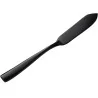 Bon Chef Manhattan Butter Knife - 6 - 5/8" - Black PVD Mirror Finish - Set of 12