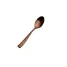 Bon Chef Manhattan Soup/Dessert Spoon - 7 - 3/4" - Rose Gold PVD Matte Finish - Set of 12