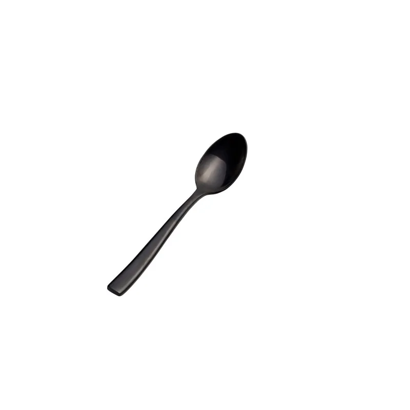 Bon Chef Manhattan Teaspoon - 6.5" - Black PVD - Mirror Finish - Set of 12 Bon Chef Manhattan Teaspoon - 6.5" - Black PVD - Mirror Finish - Set of 12