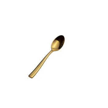 Bon Chef Manhattan Teaspoon - 6.5" - Gold PVD - Mirror Finish - Set of 12