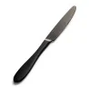 Bon Chef Luce Dinner Knife - 9.37" - Solid Handle - Black Mirror Finish - Set of 12