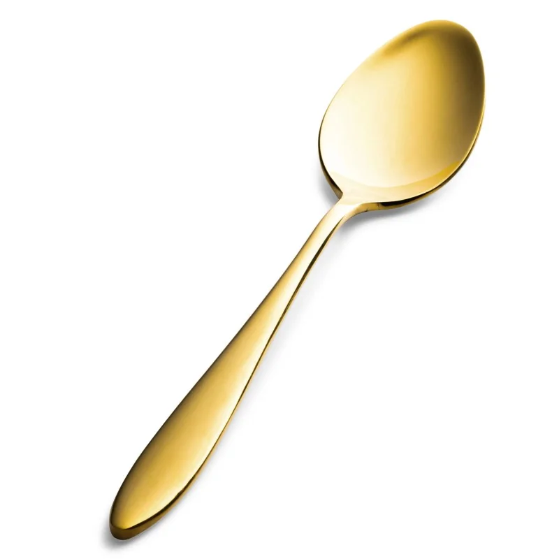 Bon Chef Luce Soup/Dessert Spoon - 7.95" - Gold Mirror Finish - Set of 12 Bon Chef Luce Soup/Dessert Spoon - 7.95" - Gold Mirror Finish - Set of 12