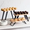 Bon Chef Buffet Riser - 4" High - Oak