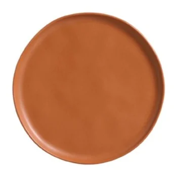 Stoneware Terracotta Dinner Plate Bio - Diam. 10.83" - Pack of 12