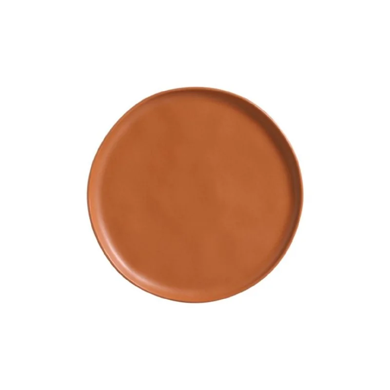Stoneware Terracotta Soup Plate Bio - Diam. 8.86" - Pack of 12 Stoneware Terracotta Soup Plate Bio - Diam. 8.86" - Pack of 12
