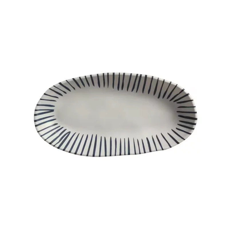 Stoneware Elemento Organic Deep Oval Platter Large - Diam. 12.6 x 6.3" - Pack of 12 Stoneware Elemento Organic Deep Oval Platter Large - Diam. 12.6 x 6.3" - Pack of 12