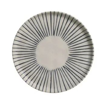 Stoneware Elemento Dessert Plate Bio - Diam. 8.46" - Pack of 12