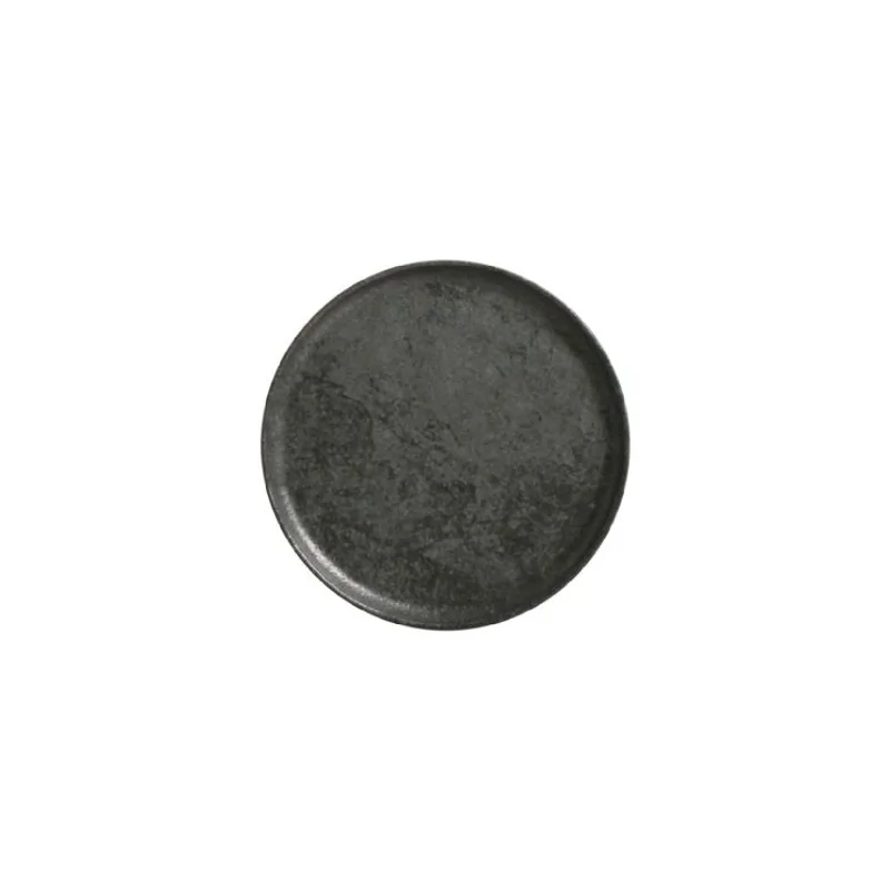 Stoneware Chromium Bread Plate - Diam. 6.1 x 0.63" - Pack of 12