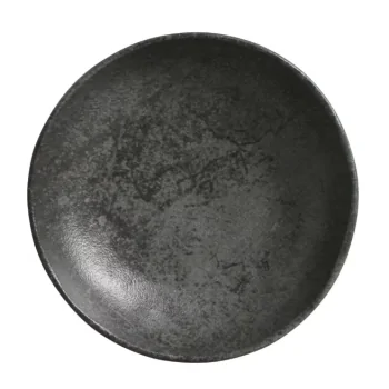 Stoneware Chromium Soup Plate Bio - Diam. 8.86" - Pack of 12