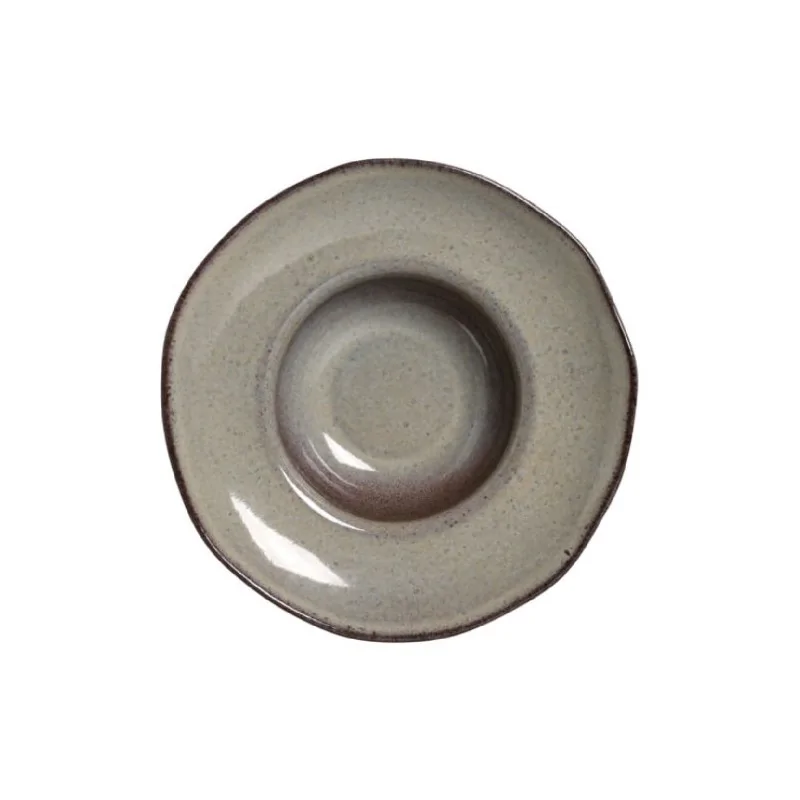 Stoneware Tourmaline Deep Rim Plate - Diam. 11.02 x 2.56" - Pack of 12 Stoneware Tourmaline Deep Rim Plate - Diam. 11.02 x 2.56" - Pack of 12