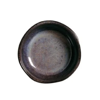 Stoneware Tourmaline Organic Ramekin - Diam. 3.54 x 1.18" - Pack of 12