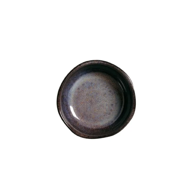 Stoneware Tourmaline Organic Bowl - Diam. 6.9 x 2.2" - Pack of 12 Stoneware Tourmaline Organic Bowl - Diam. 6.9 x 2.2" - Pack of 12