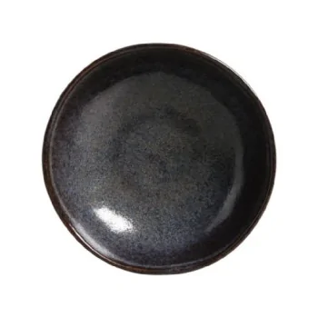 Stoneware Titanium Organic Bowl - Diam. 6.9 x 2.2" - Pack of 12
