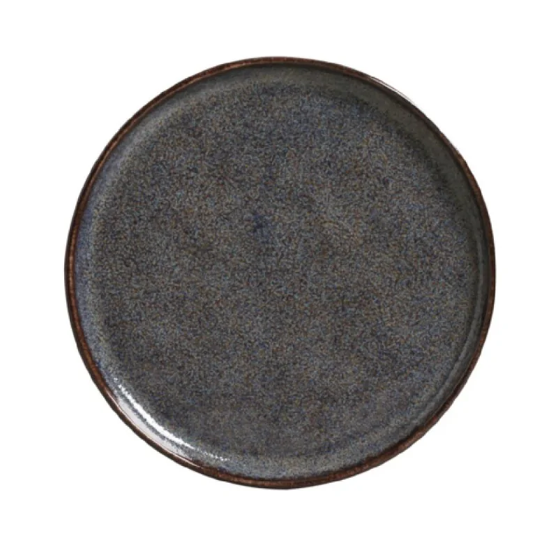 Stoneware Titanium Dessert Plate Bio - Diam. 8.46" - Pack of 12 Stoneware Titanium Dessert Plate Bio - Diam. 8.46" - Pack of 12