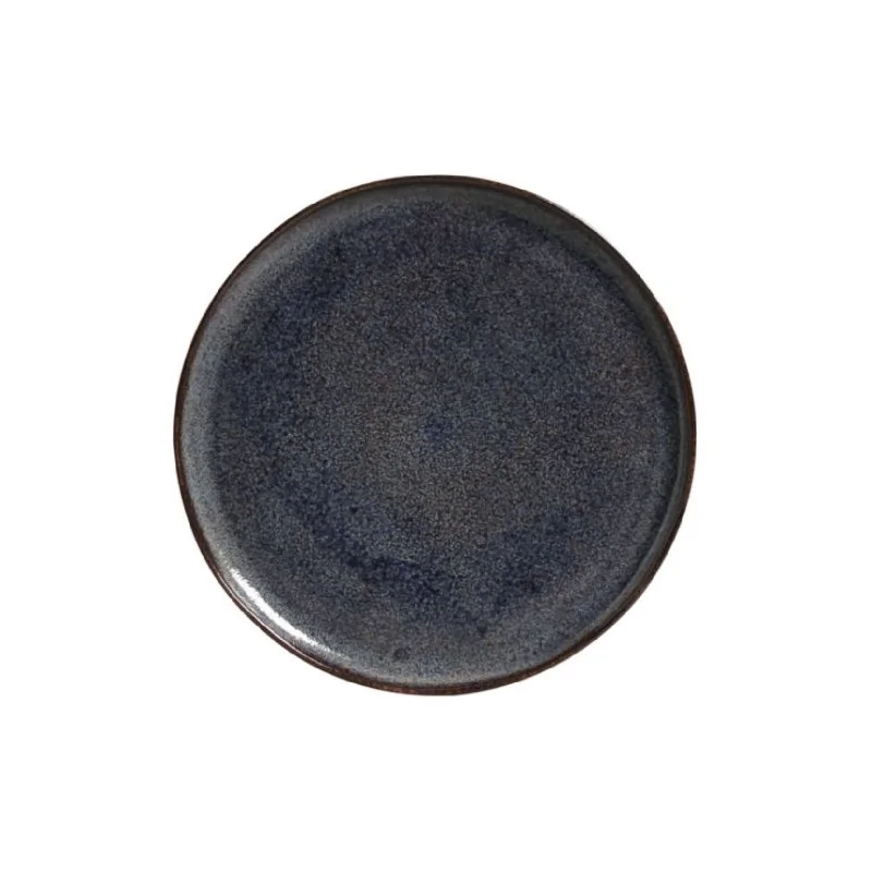 Stoneware Titanium Dinner Plate Bio - Diam. 11.42" - Pack of 12