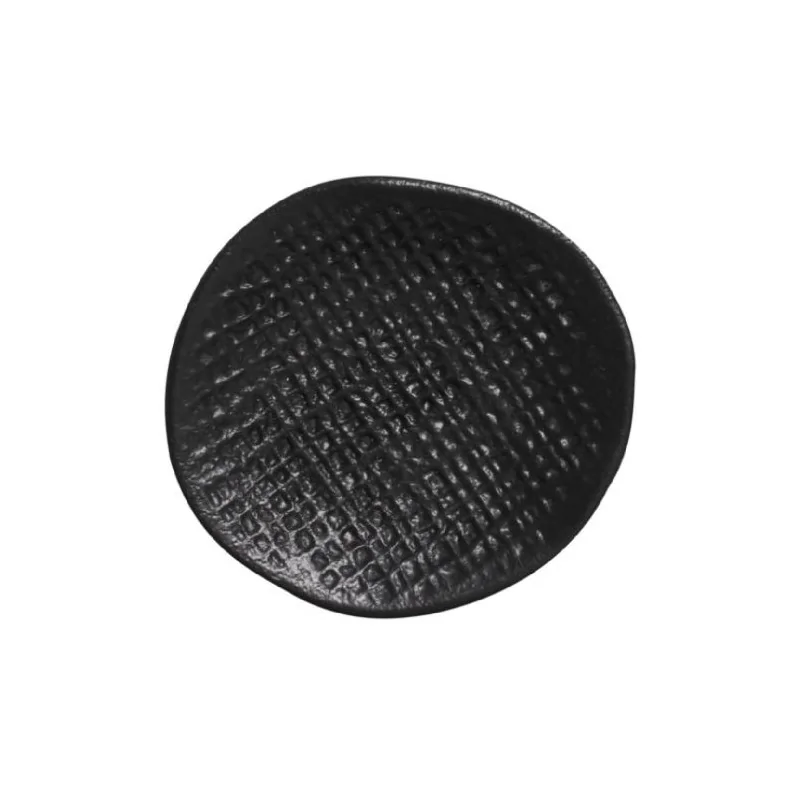 Stoneware Matte Black Ramekin Juta - Diam. 4.33 x 0.87" - Pack of 12