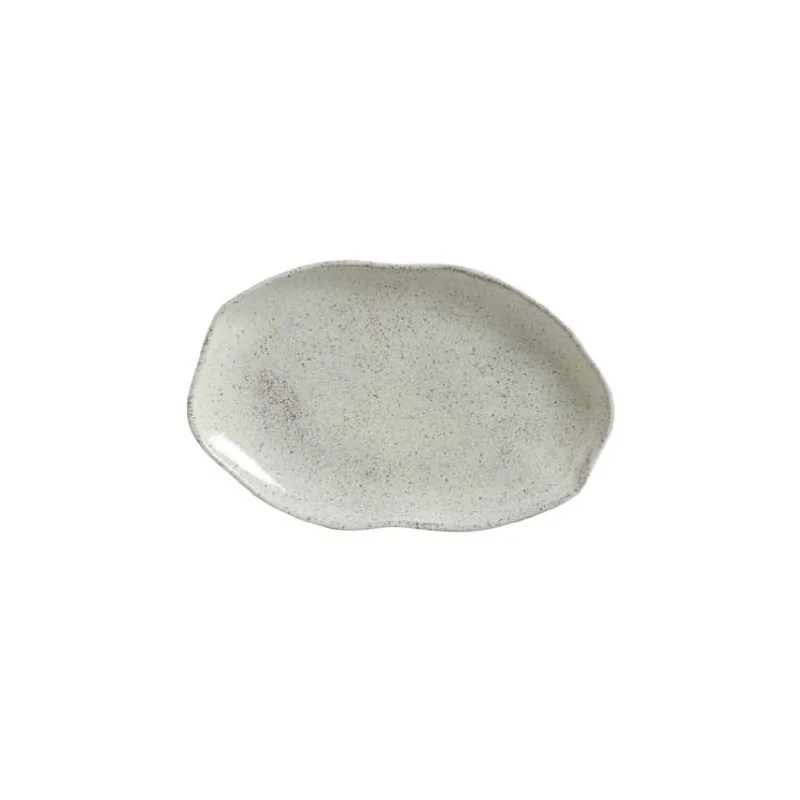Stoneware Pistache Shallow Oval Platter Medium Bio - Diam. 11.81 x 7.87" - Pack of 12 Stoneware Pistache Shallow Oval Platter Medium Bio - Diam. 11.81 x 7.87" - Pack of 12