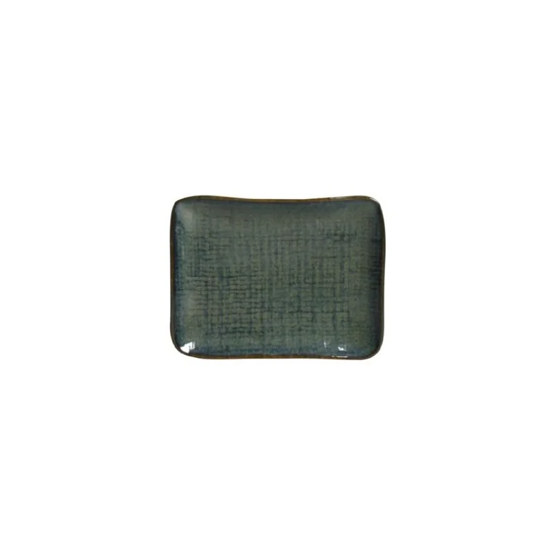 Stoneware Oceano Rectangular Platter Juta - Diam. 7.08 x 5.51" - Pack of 12