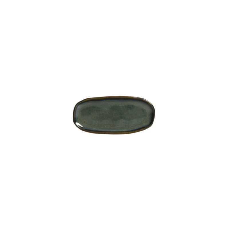 Stoneware Oceano Organic Shallow Oval Platter - Diam. 6.5 x 3.15" - Pack of 12