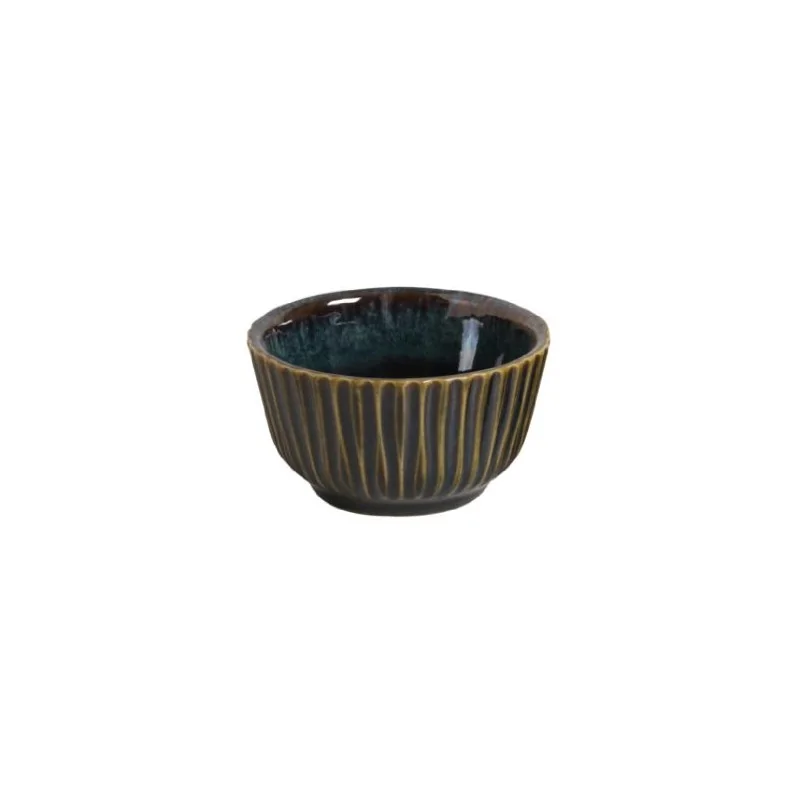 Stoneware Oceano Linhas Ramekin - Diam. 3.5 x 1.97" - Pack of 12 Stoneware Oceano Linhas Ramekin - Diam. 3.5 x 1.97" - Pack of 12