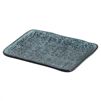 Stoneware Night Sky Rectangular Platter Juta - Diam. 7.08 x 5.51" - Pack of 12