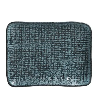 Stoneware Night Sky Rectangular Platter Juta - Diam. 7.08 x 5.51" - Pack of 12