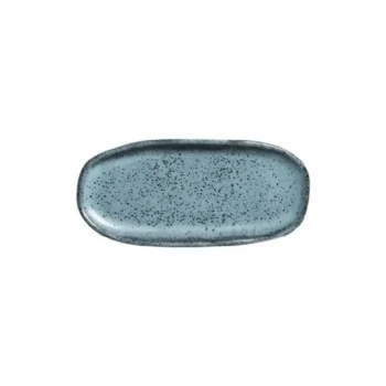 Stoneware Night Sky Organic Shallow Oval Platter - Diam. 6.5 x 3.15" - Pack of 12