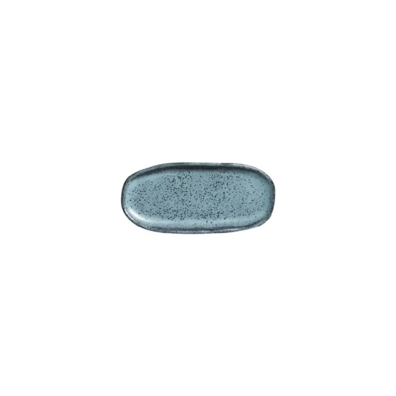 Stoneware Night Sky Organic Shallow Oval Platter - Diam. 6.5 x 3.15" - Pack of 12 Stoneware Night Sky Organic Shallow Oval Platter - Diam. 6.5 x 3.15" - Pack of 12