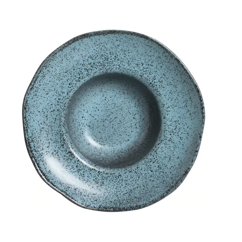 Stoneware Night Sky Deep Rim Plate - Diam. 11.02 x 2.56" - Pack of 12 Stoneware Night Sky Deep Rim Plate - Diam. 11.02 x 2.56" - Pack of 12