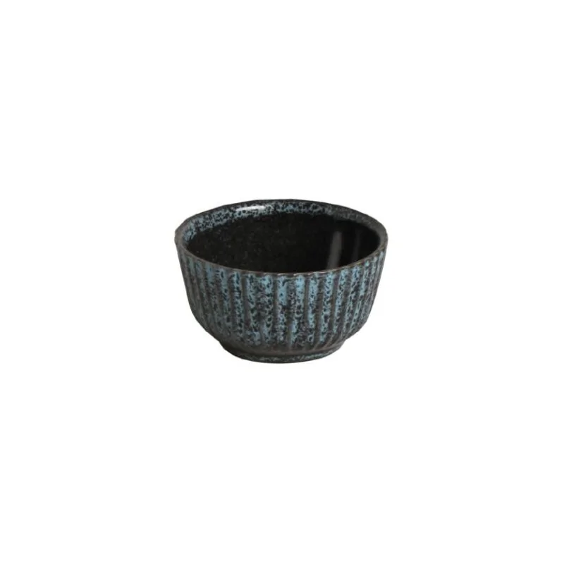Stoneware Night Sky Linhas Ramekin - Diam. 3.5 x 1.97" - Pack of 12 Stoneware Night Sky Linhas Ramekin - Diam. 3.5 x 1.97" - Pack of 12