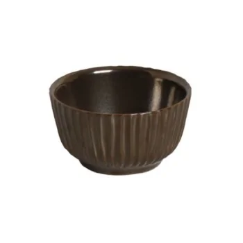 Stoneware Metallica Linhas Ramekin - Diam. 3.5 x 1.97" - Pack of 12