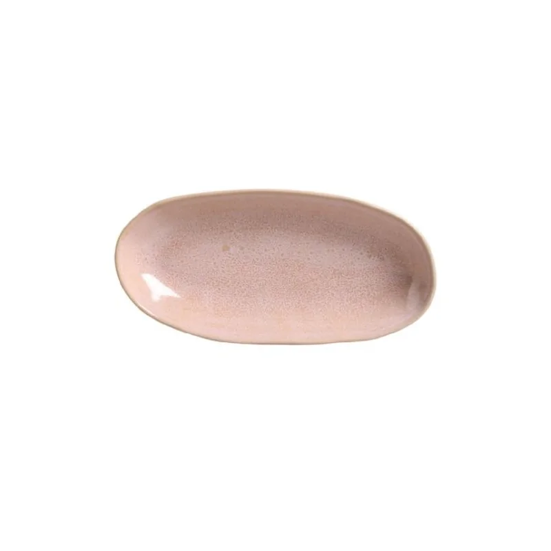Stoneware Litchi Organic Deep Oval Platter Large - Diam. 12.6 x 6.3" - Pack of 12 Stoneware Litchi Organic Deep Oval Platter Large - Diam. 12.6 x 6.3" - Pack of 12
