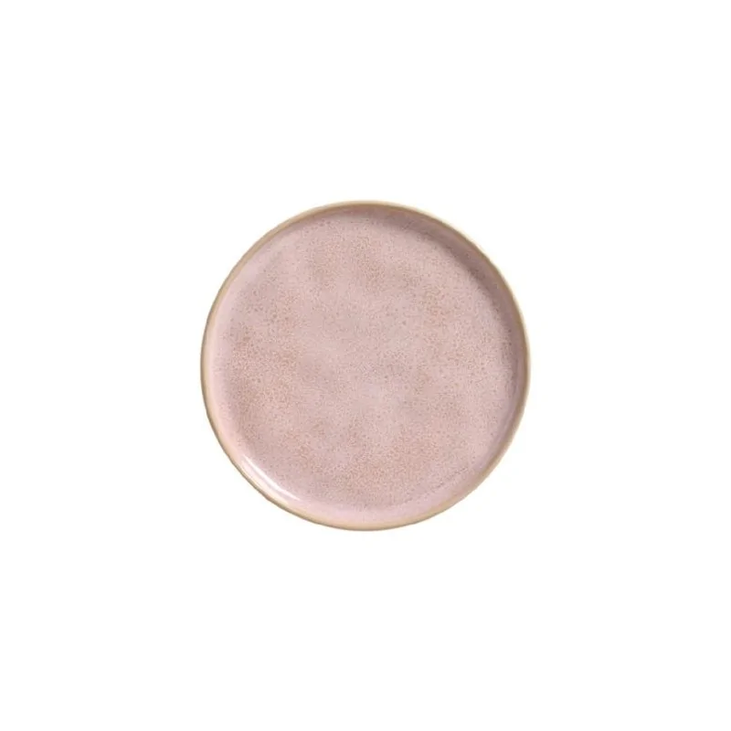 Stoneware Litchi Dessert Plate Bio - Diam. 8.46" - Pack of 12