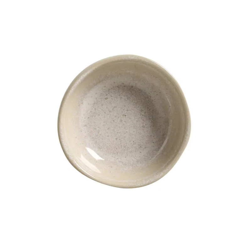 Stoneware Latte Organic Ramekin - Diam. 3.54 x 1.18" - Pack of 12 Stoneware Latte Organic Ramekin - Diam. 3.54 x 1.18" - Pack of 12