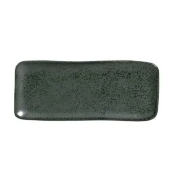 Stoneware Greenery Organic Rectangular Platter - Diam. 8.66 x 3.74" - Pack of 12