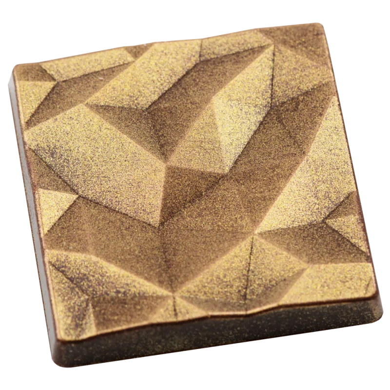 Thermopressedd Polycarbonate Napolitain Chocolate Mold - Brilliant - 24 cavity - 32 mm x 22 mm x h 4.7 mm - 5gr